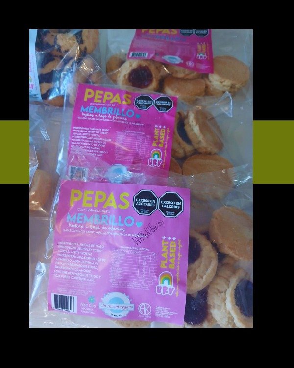 Producto - Pepas de membrillo - Un rincón vegano