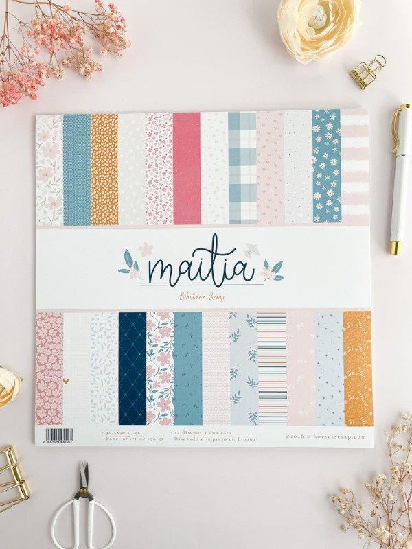 Producto - Maitia Kit de papeles 12x12
