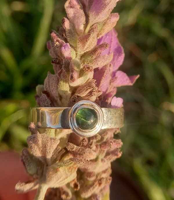 Producto - Anillo Turmalina verde 18,5 premium