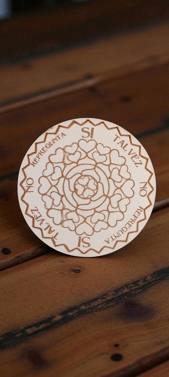 Producto - Tabla para Péndulos Mandala Corazon