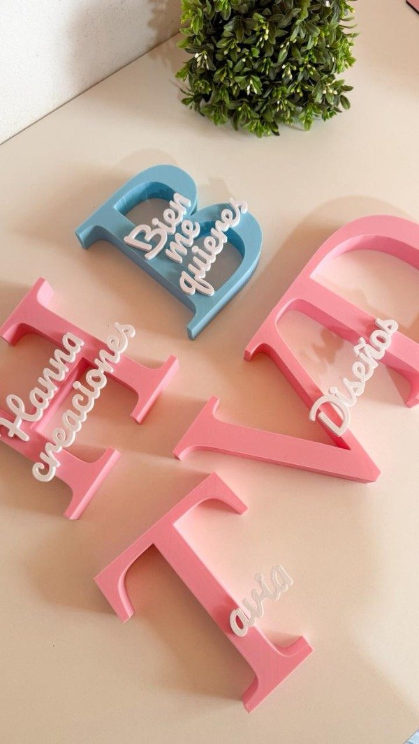 Producto - LETRA PERSONALIZADA