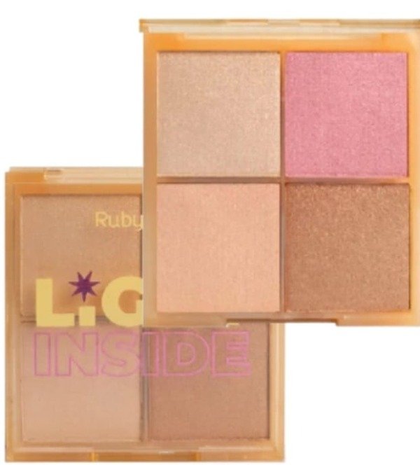 Producto - Ruby Rose Cuarteto de Blushes e Iluminadores Light Inside