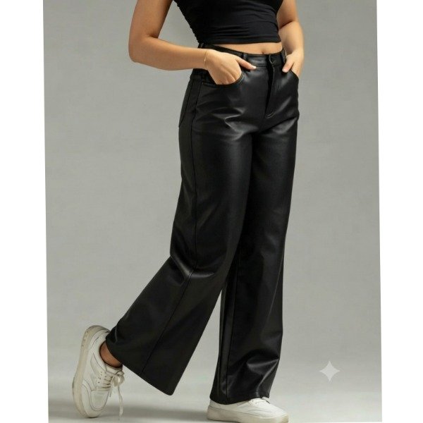 Producto - Wide leg engomado. Semi elastizado. Tiro alto. Talle 46/48