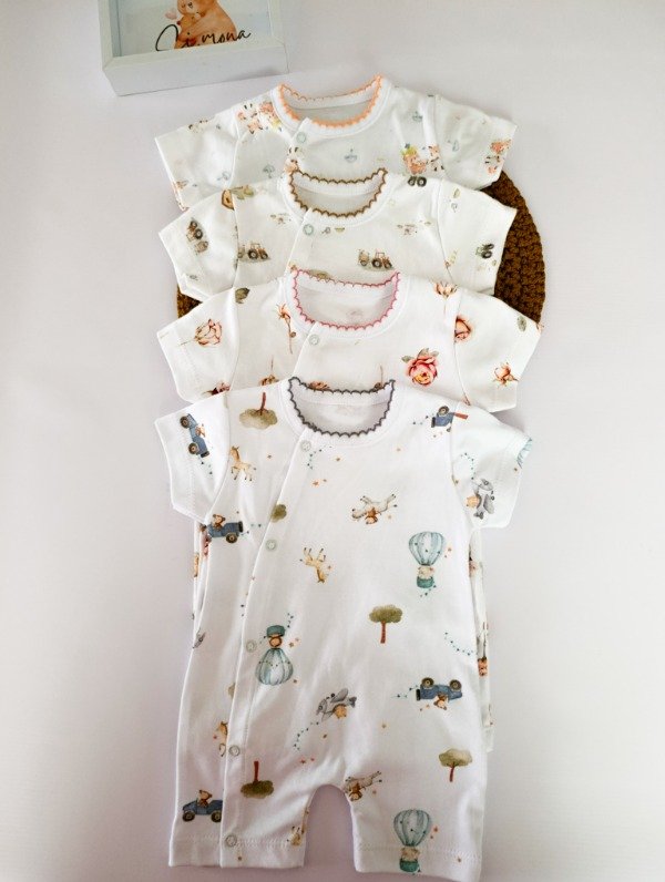 Producto - Enteritos cortos de algodón