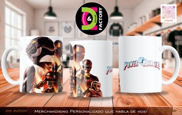 Producto - Taza Power Rangers - TZ-RT-BL-11OZ-166-TVS-PR