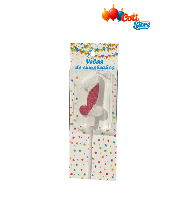 Producto - Vela Palito con Gibre River Plate N1 x6 Unidades
