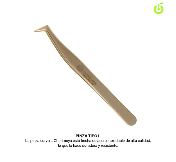 Producto - pinza precision de pestañas curva