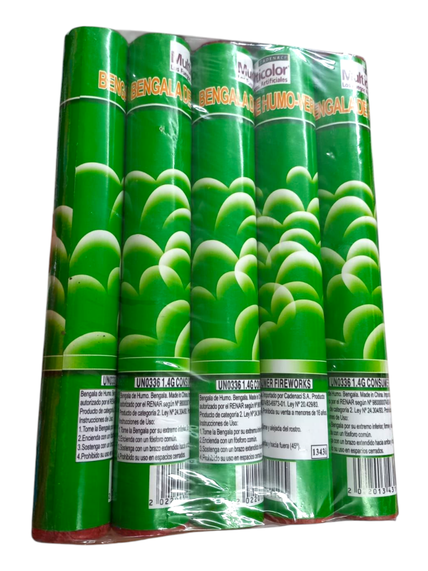 Producto - Bengala de Humo Verde (unidad)