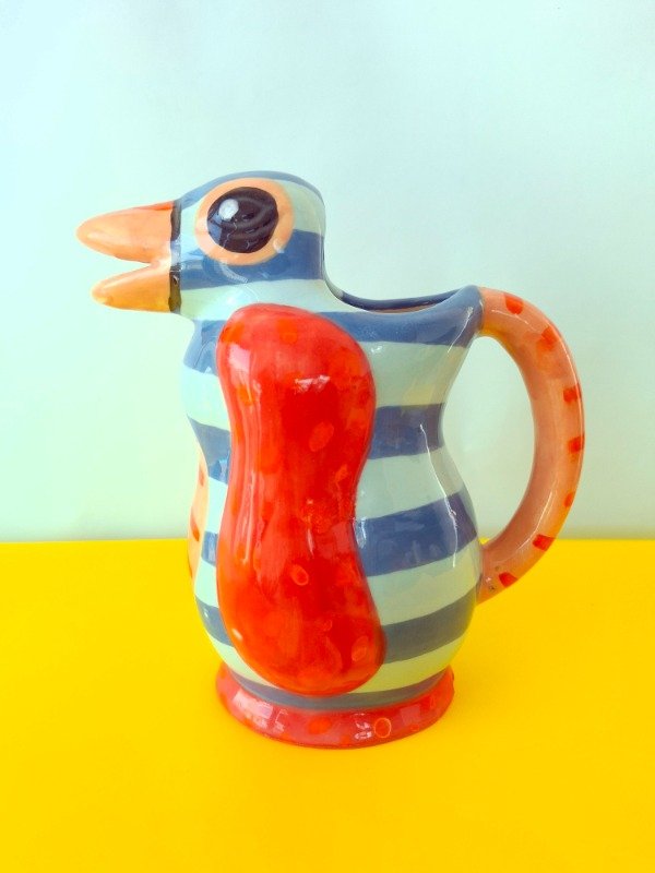 Producto - Pingüino grande 1L #13 Azul, celeste y rojo