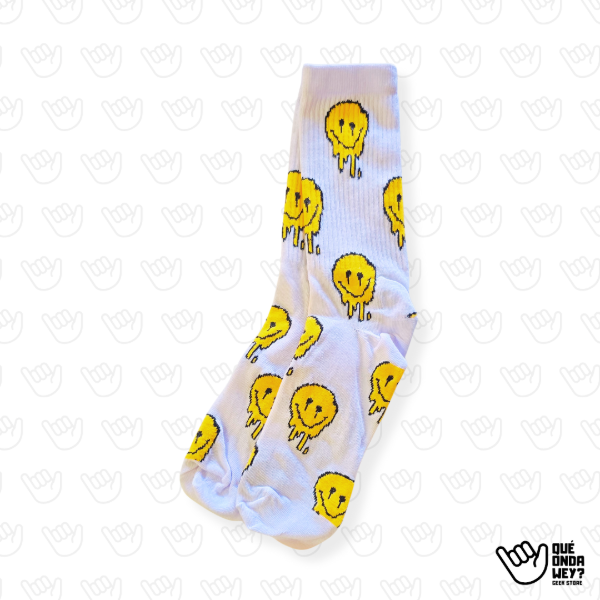 Producto - Medias Smiley Melt - White