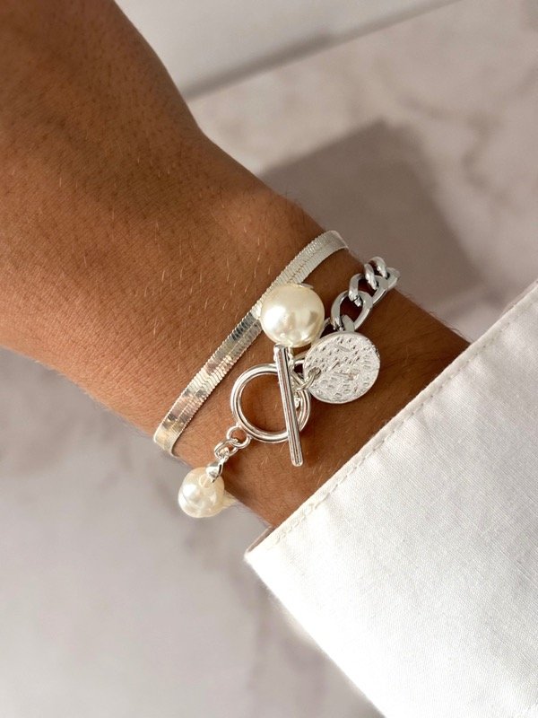 Producto - Set pulsera perla