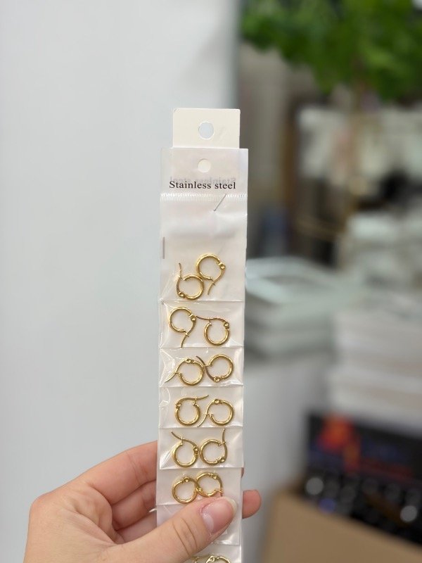 Producto - Aro acero dorado 10mm