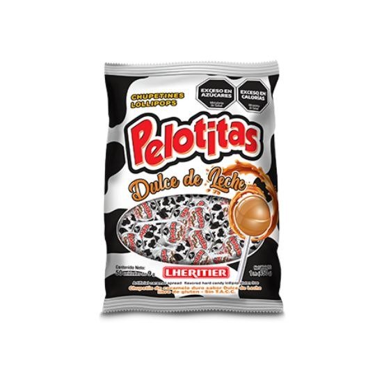 Producto - Chupetín Pelotitas Dulce de Leche x50unid (Lheritier)