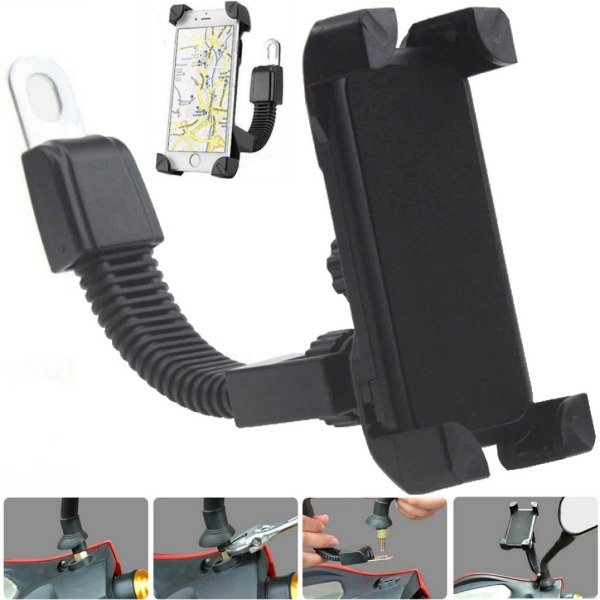 Producto - Soporte de celular para Moto agarre al espejo