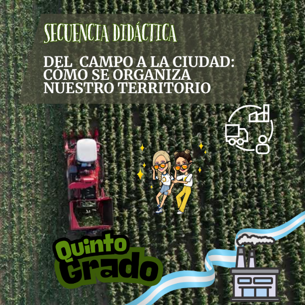 Producto - SECUENCIA DIDÁCTICA: DEL CAMPO A LA CIUDAD. COMO SE ORGANIZA NUESTRO TERRITORIO
