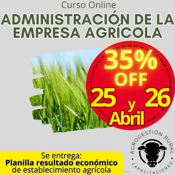 Producto - Curso Online Administración de la empresa agrícola