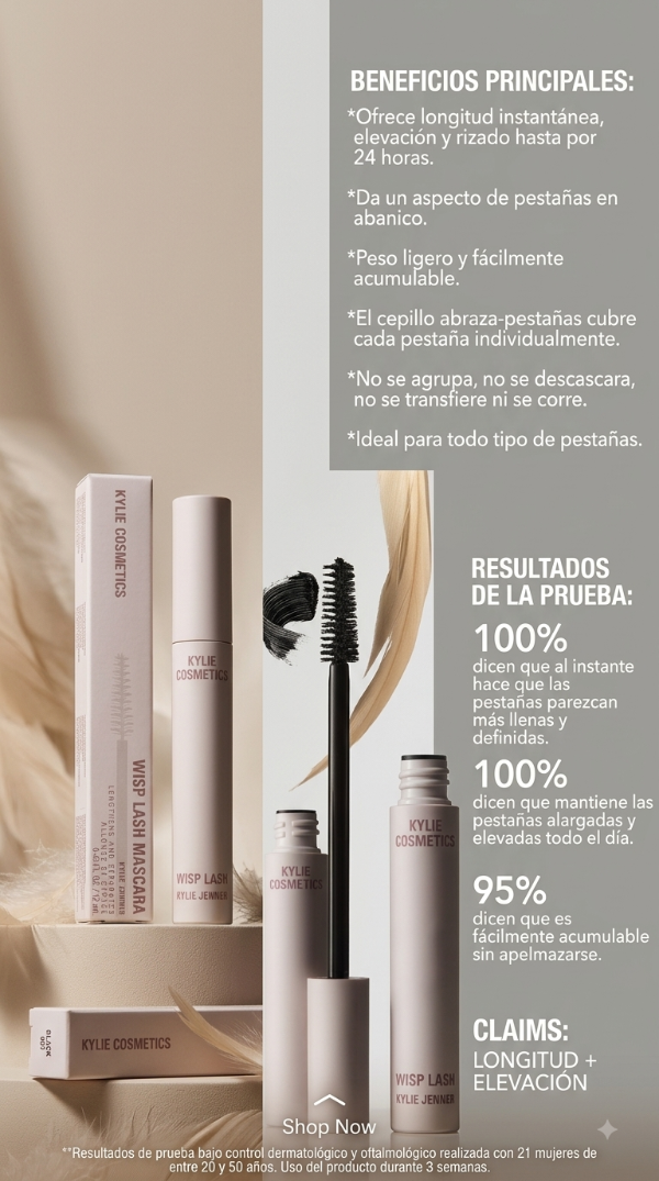Producto - Máscara de pestañas Kylie Jenner wisp lash