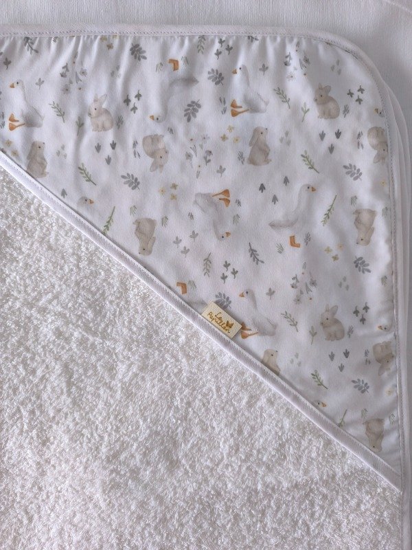 Producto - Toalla patitos blanca