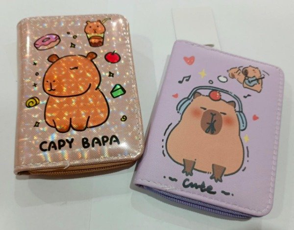 Producto - BILLETERA MONEDERO CAPIBARA VARIOS DISEÑOS