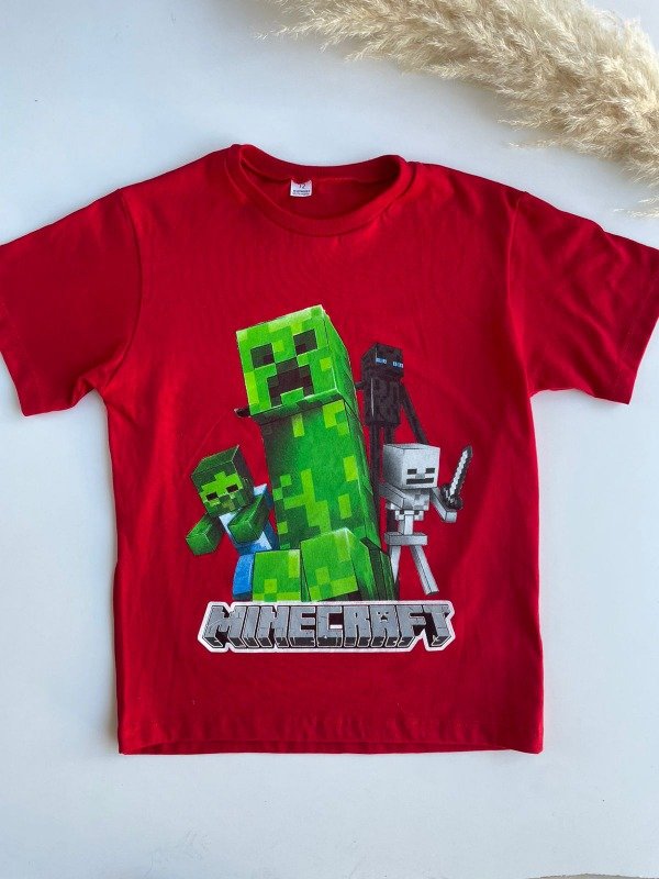 Producto - Remera Manga Corta "Minecraft"- COD 856