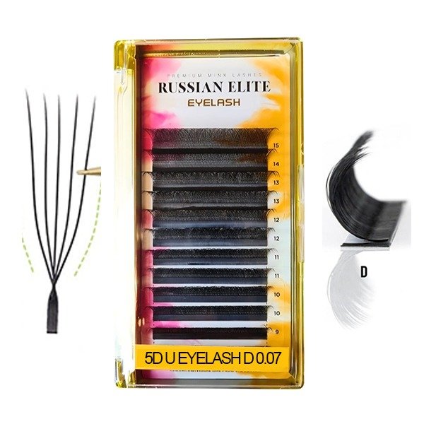 Producto - Extensiones Tecnologicas Russian Elite - 5D U 0.07 D