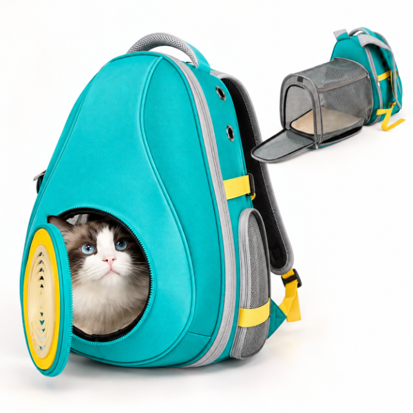 Producto - Mochila transportadora para mascotas con espacio expandible