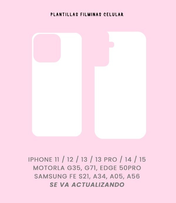 Producto - PLANTILLA FILMINAS PARA CELULAR