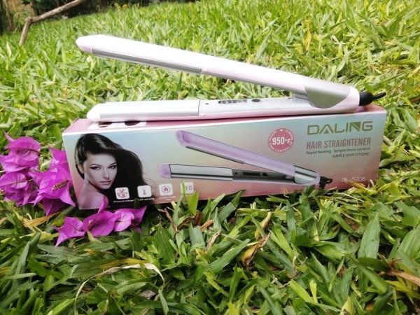 Producto - Planchita De Pelo Daling  Cerámica Color Rosa