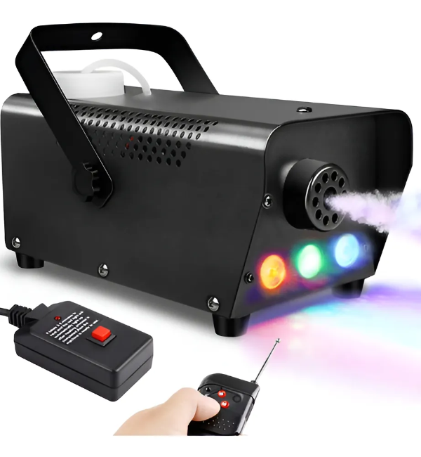 Producto - MAQUINA DE HUMO LED RGB OM