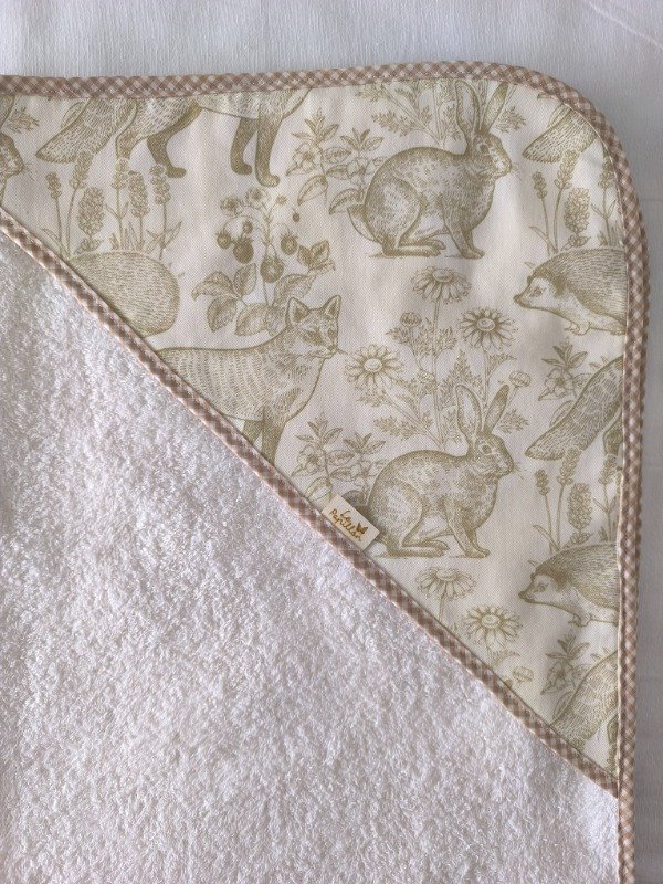 Producto - Toalla bosque cremita