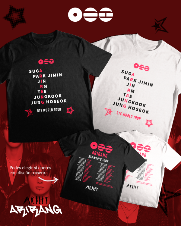 Producto - BTS Tour Integrantes