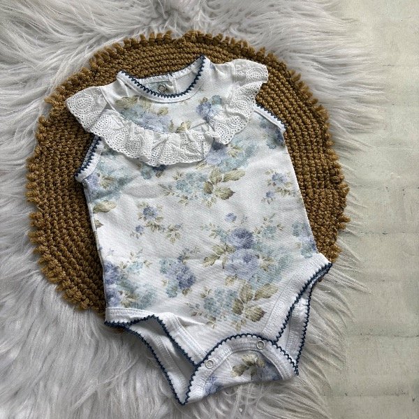 Producto - Body Alma en color azul talles hasta 2 años
