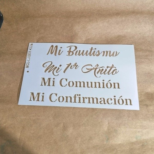 Producto - St 4226 de 20x30 cm  - frases