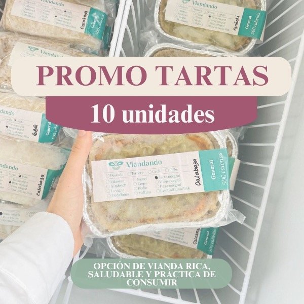 Producto - PROMO 10 tartas integrales