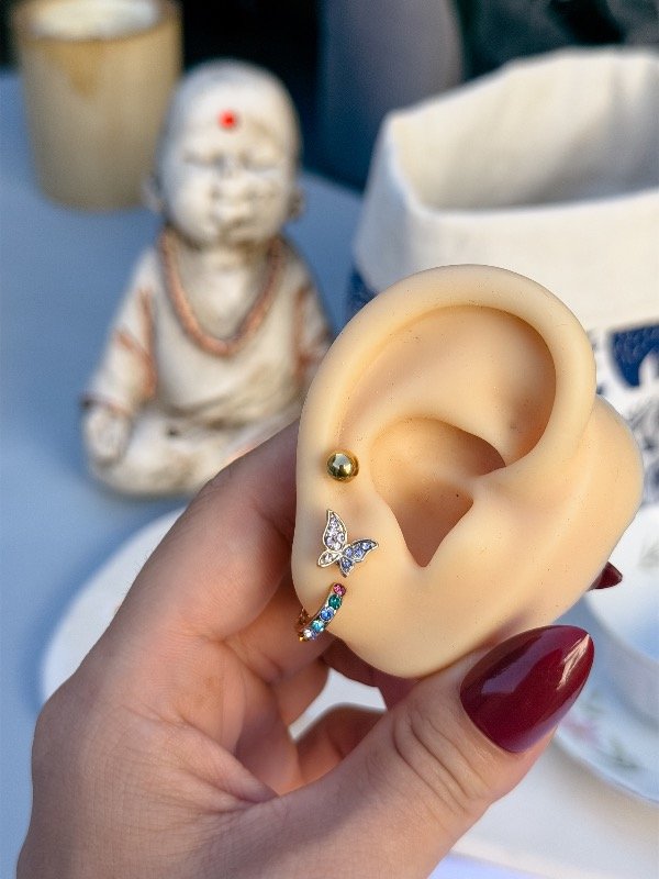 Producto - Aros Golden Butterfly