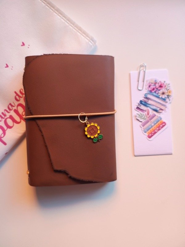 Producto - MIDORI DE CUERO CHOCOLATE  (TAMAÑO A6)