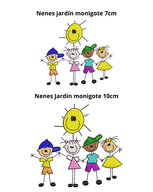 Producto - Nenitos Jardín Monigotes 2 tamaños 7 y 10cm