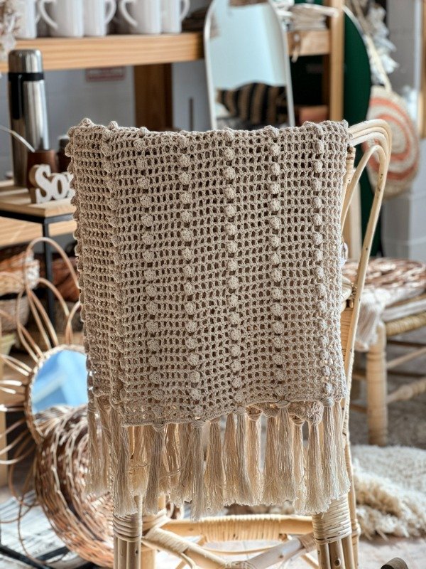 Producto - MANTA CROCHET CALADA