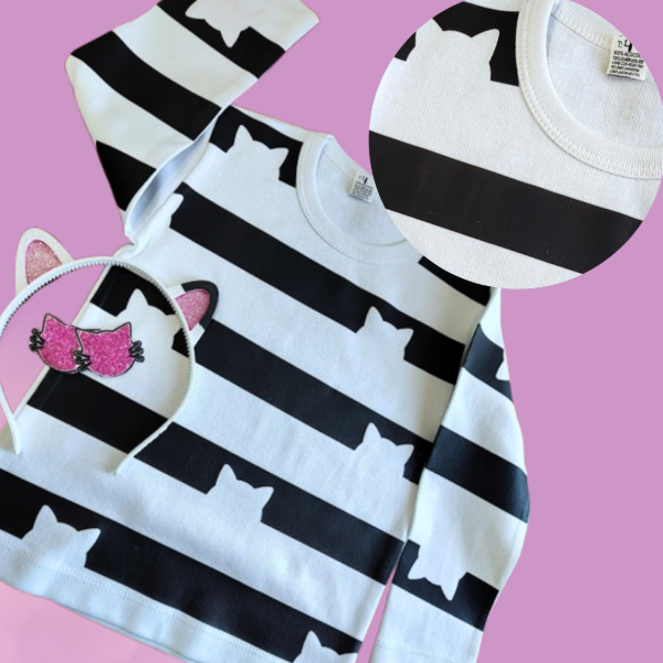 Producto - Remera Manga Larga Gabby dollhouse algodón con parches y vincha - 0