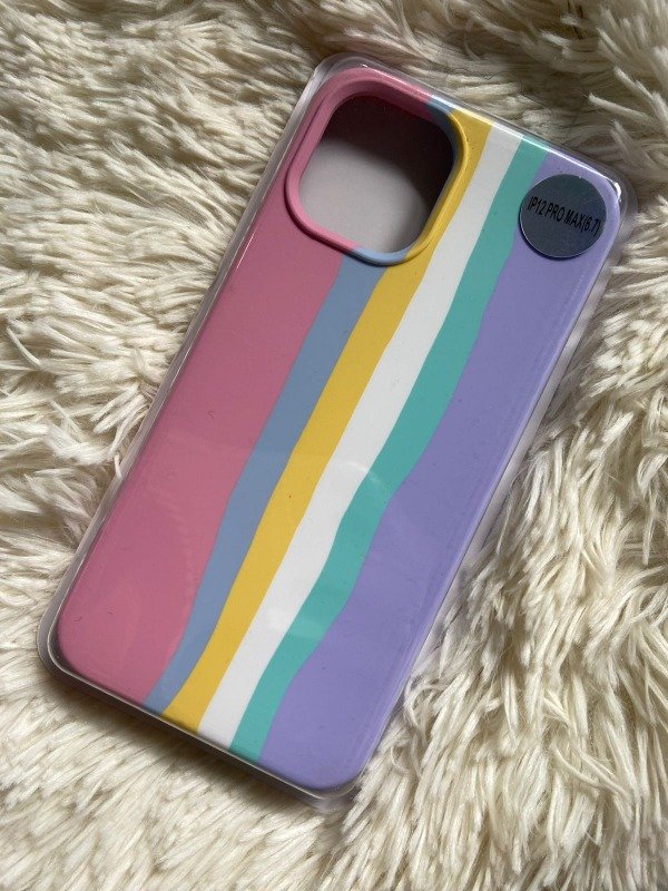 Producto - Silicone Rainbow  rosa pastel