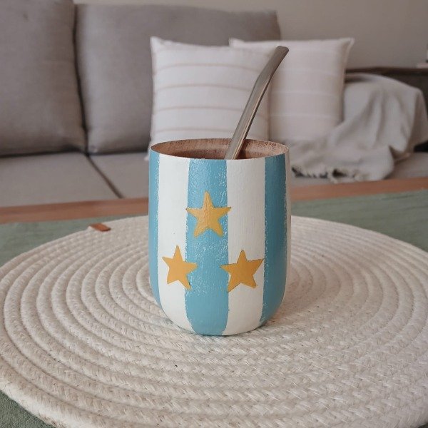 Producto - Mate Mundial Argentina - Algarrobo Pintado