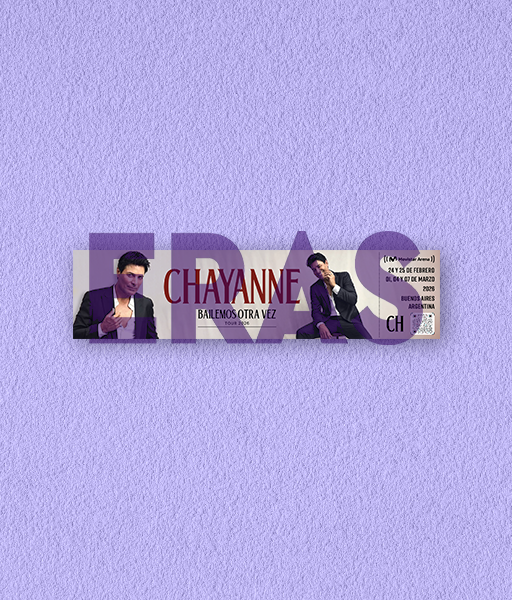 Producto - ENTRADA HOLOGRÁFICA - CHAYANNE - MOVISTAR 2026