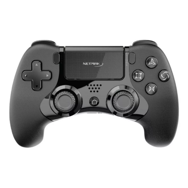 Producto - JOYSTICK PS4 INALAMBRICO NETMAK NM-P401 NEGRO