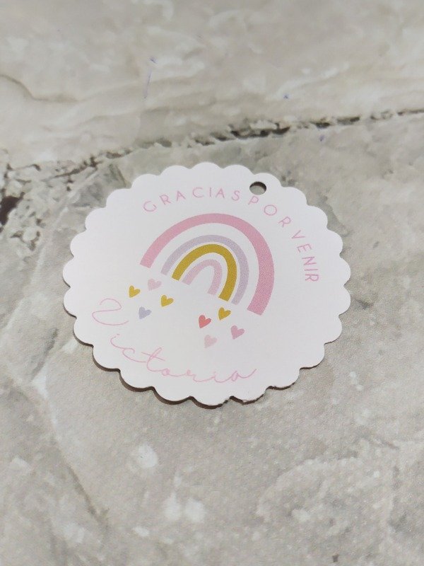 Producto - Tag Cumpleaños [Modelo Arcoíris] - 3