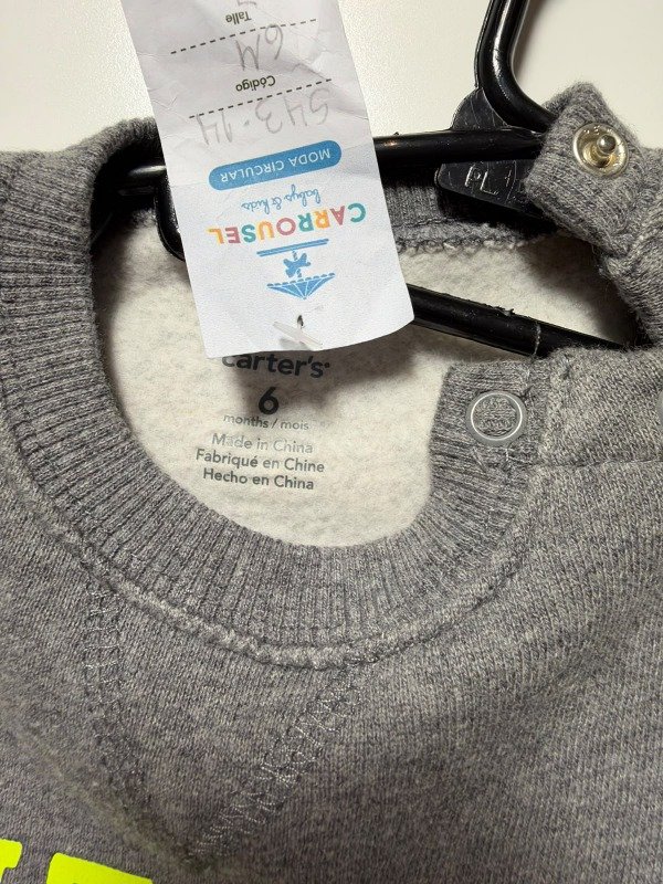 Producto - Enterito gris Little Genius Carters 6 meses - 3