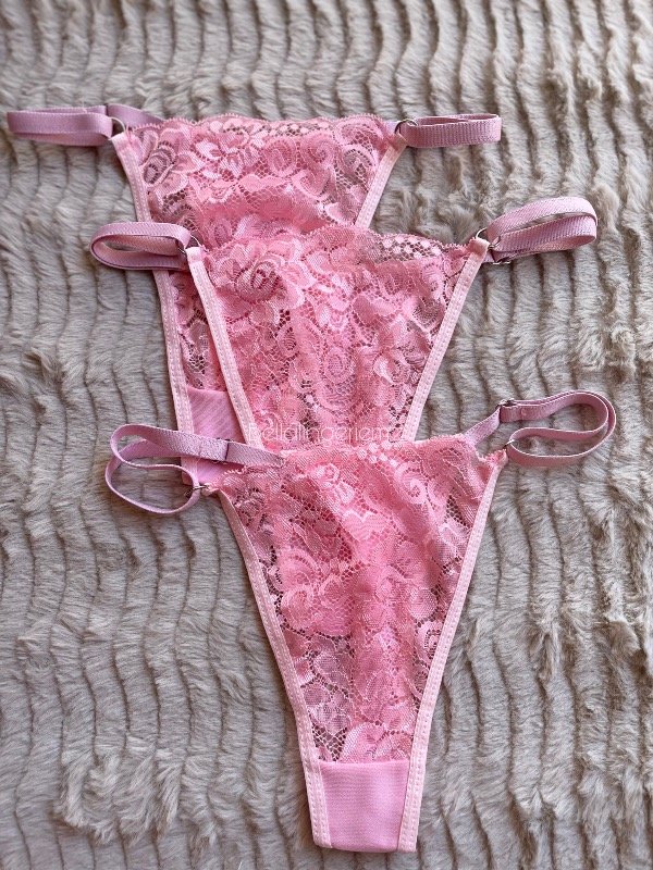 Producto - Regulables encajes rosa