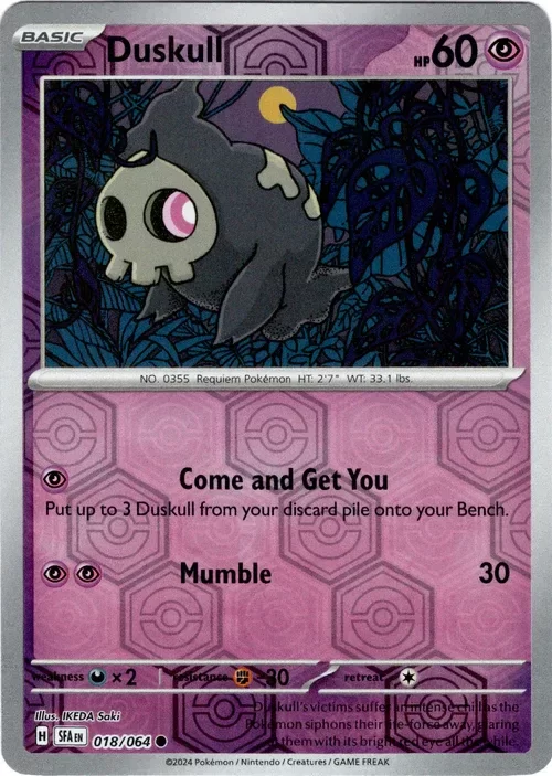 Producto - Duskull - 018/064 - Shrouded Fable - Reverse Holo