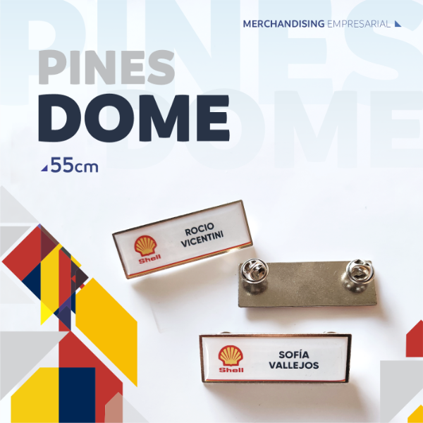 Producto - Pin Identificador Dome 55x20 mm