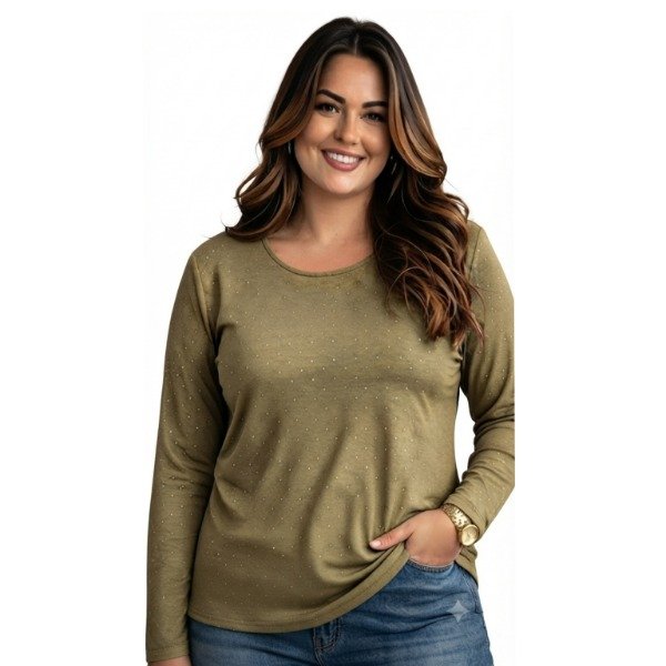 Producto - Remera Modal Soft con brillito. - 2