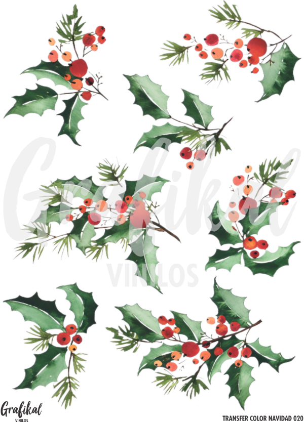 Producto - Transfer Color Navidad 020